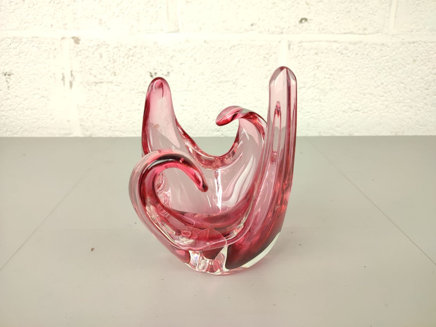 Vintage glass Murano style bowl