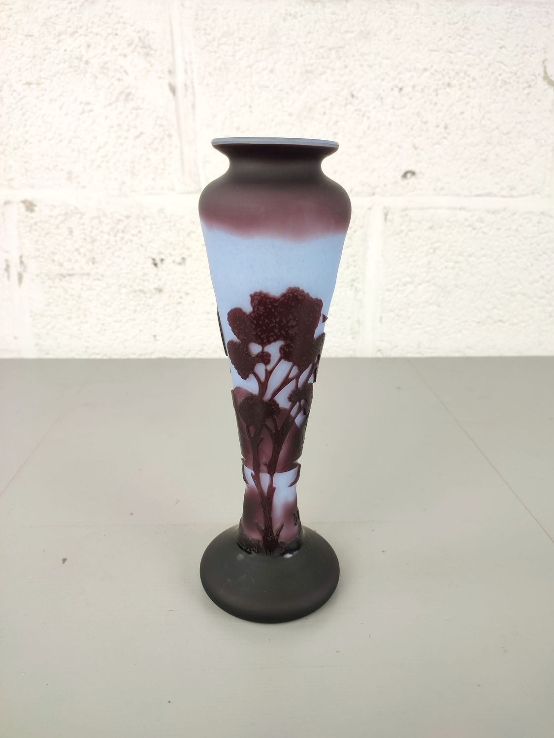 Art nouveau vase by La Rochère
