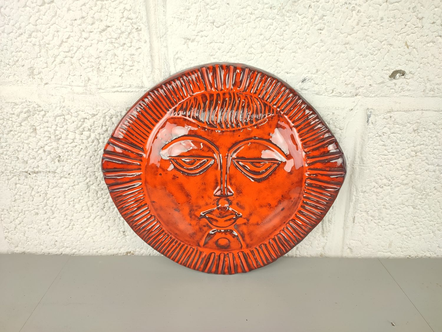 Vintage ceramic wall decoration Kerafine