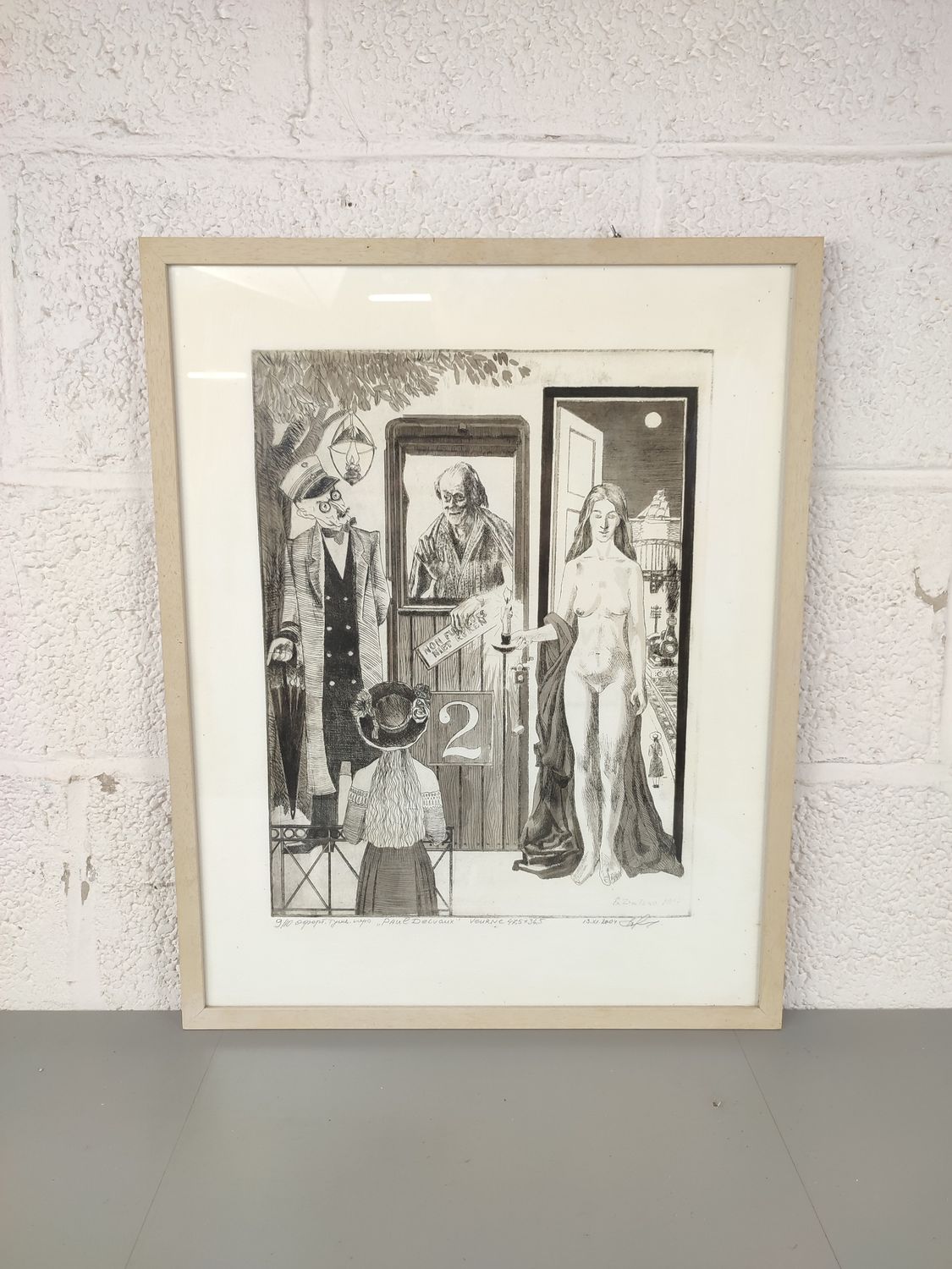 E. Datsko - Etching - Paaul Delvaux