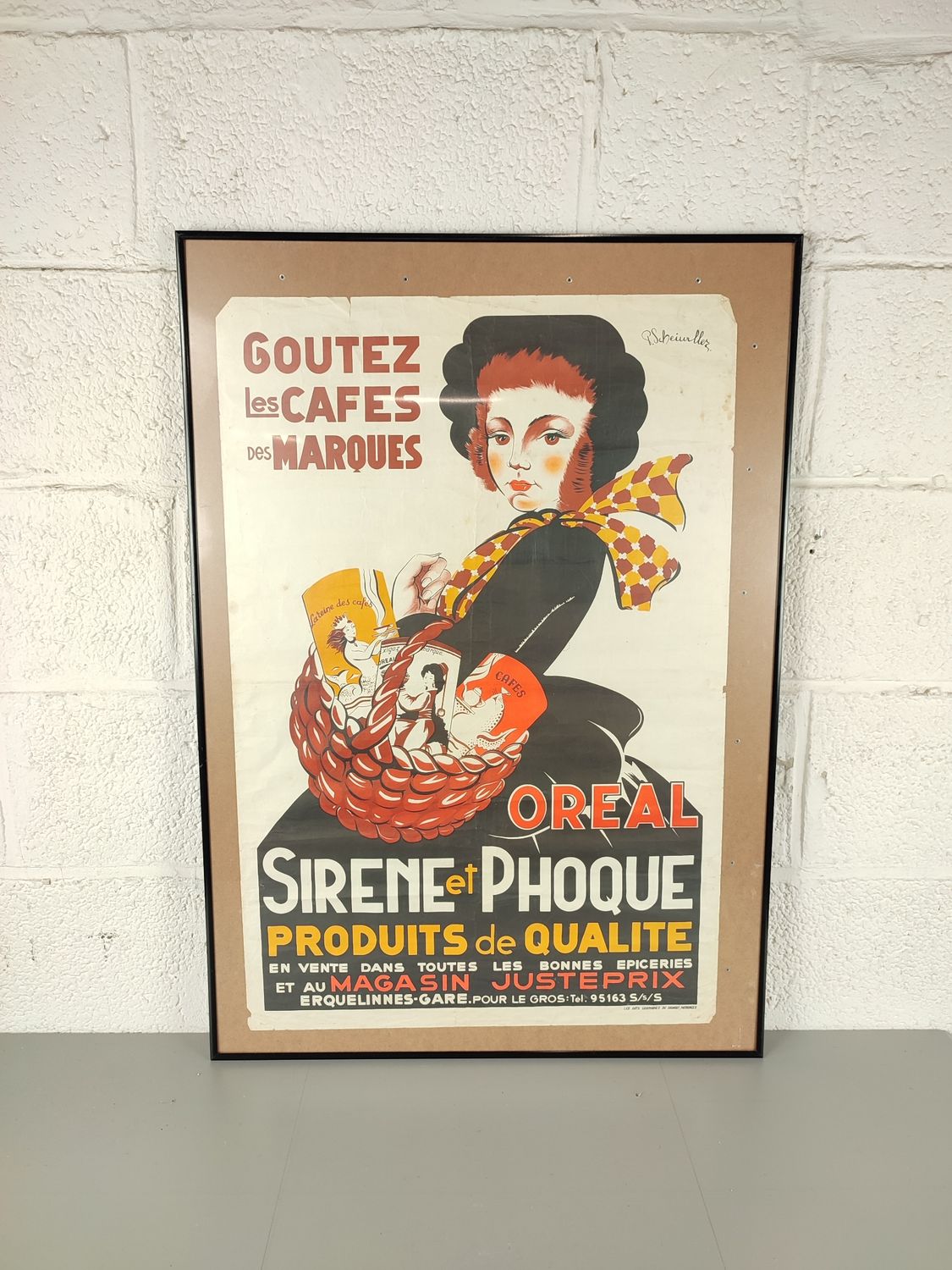Henri Cassiers - large framed print