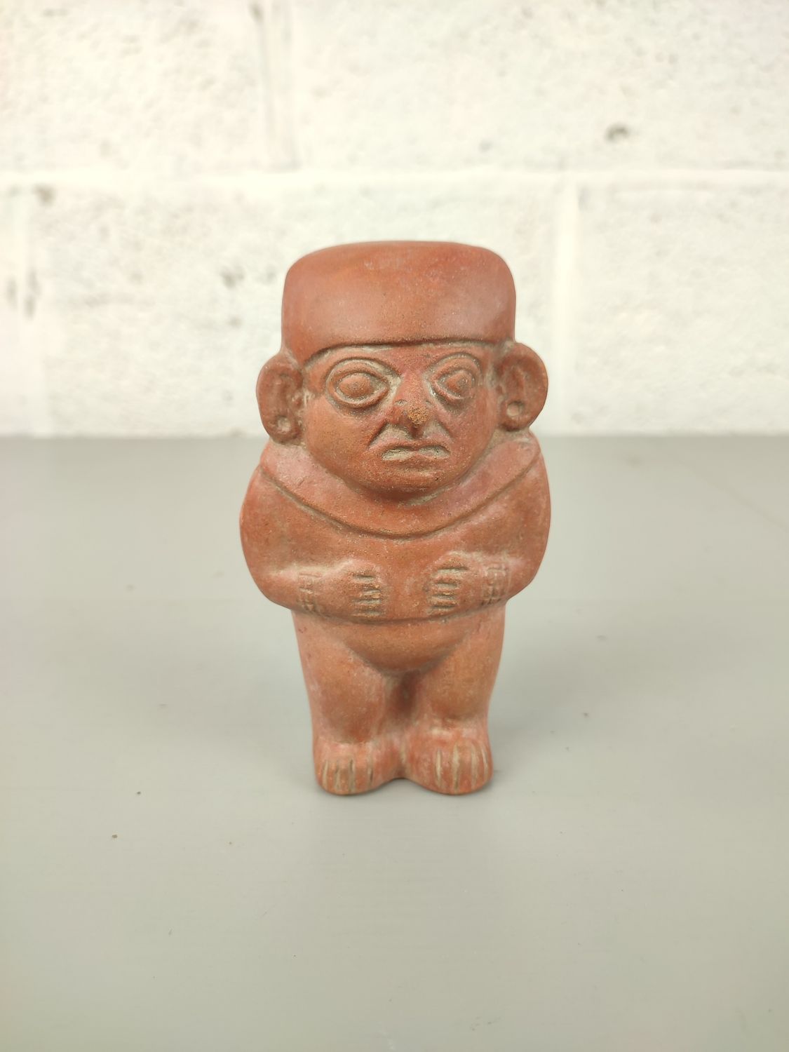 Antique Moche figurine from Peru (100-800 a.d.)