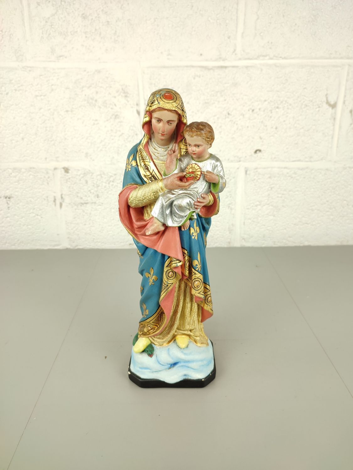 Beautiful plaster Mary statue