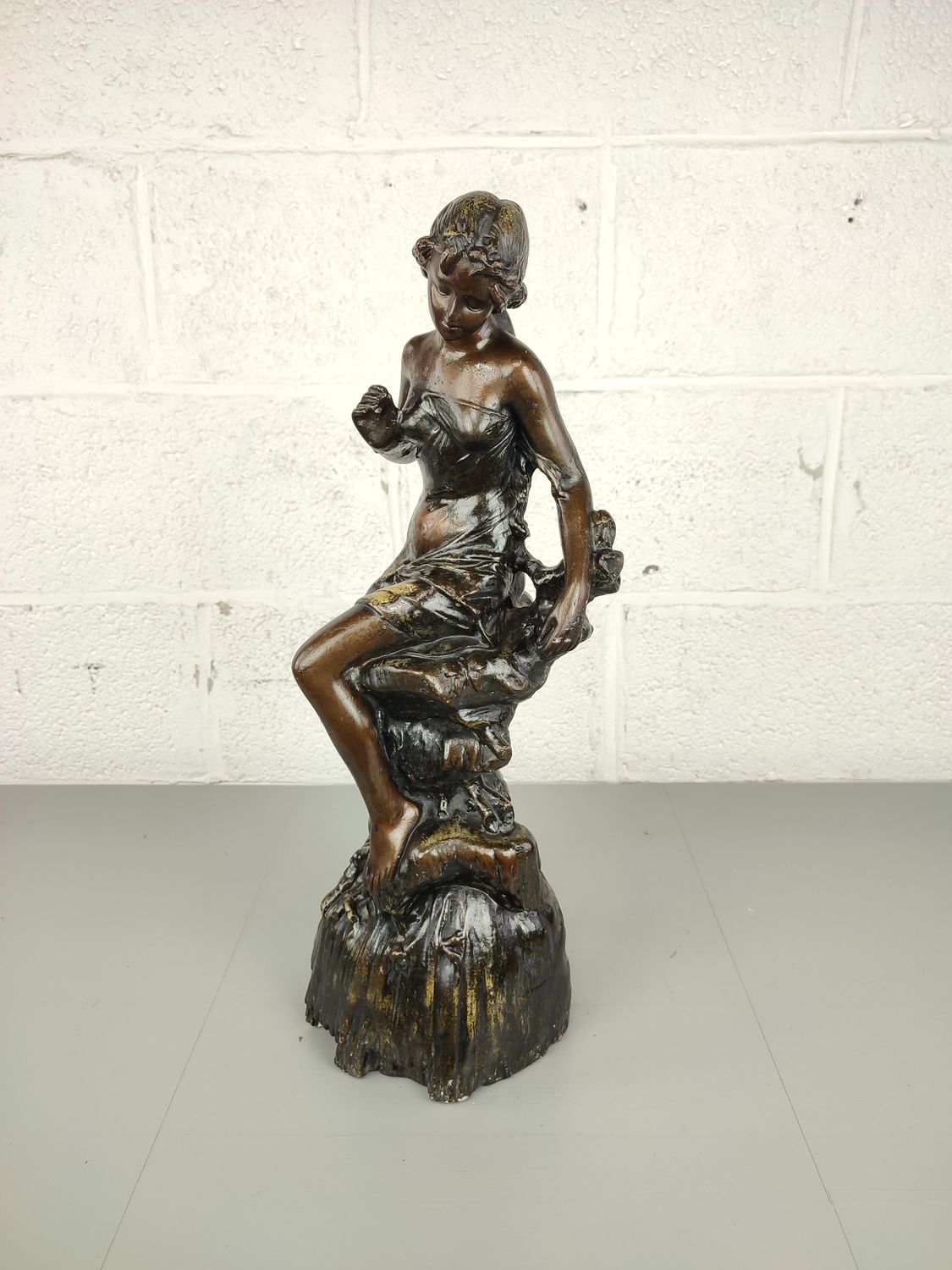 Large plaster statue