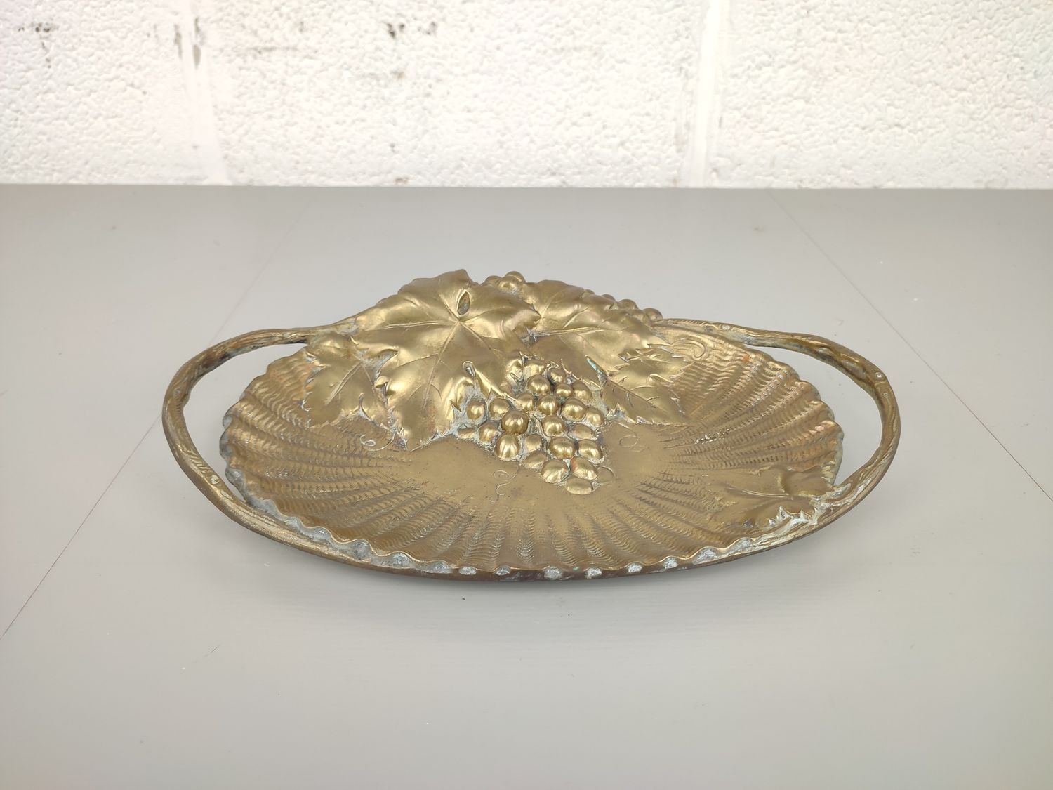 Large brass bowl