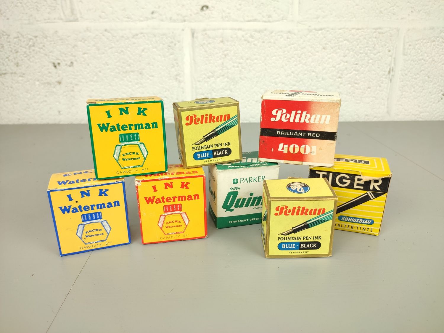 Old ink botttles