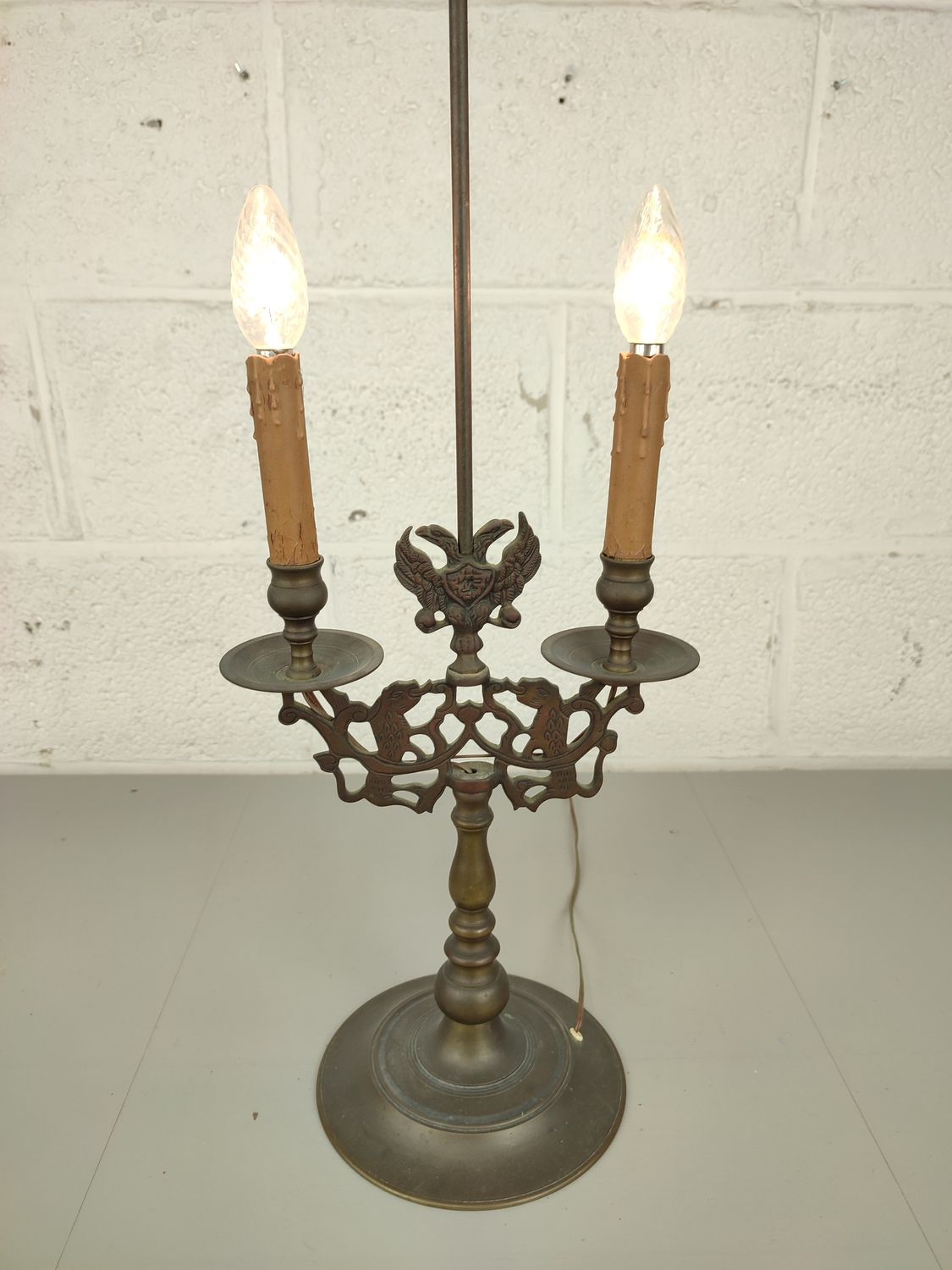 Indian candelabra lamp