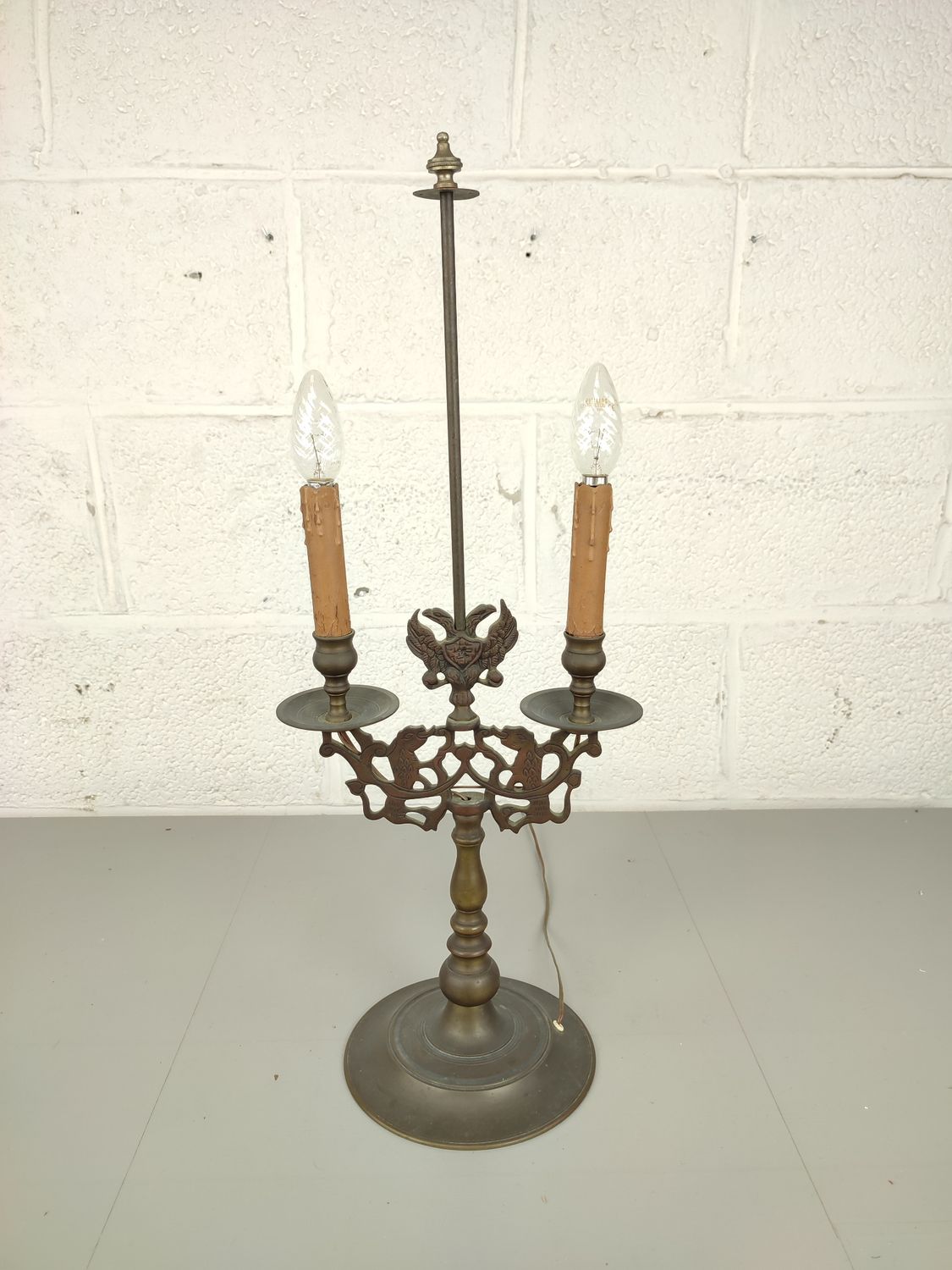 Indian candelabra lamp