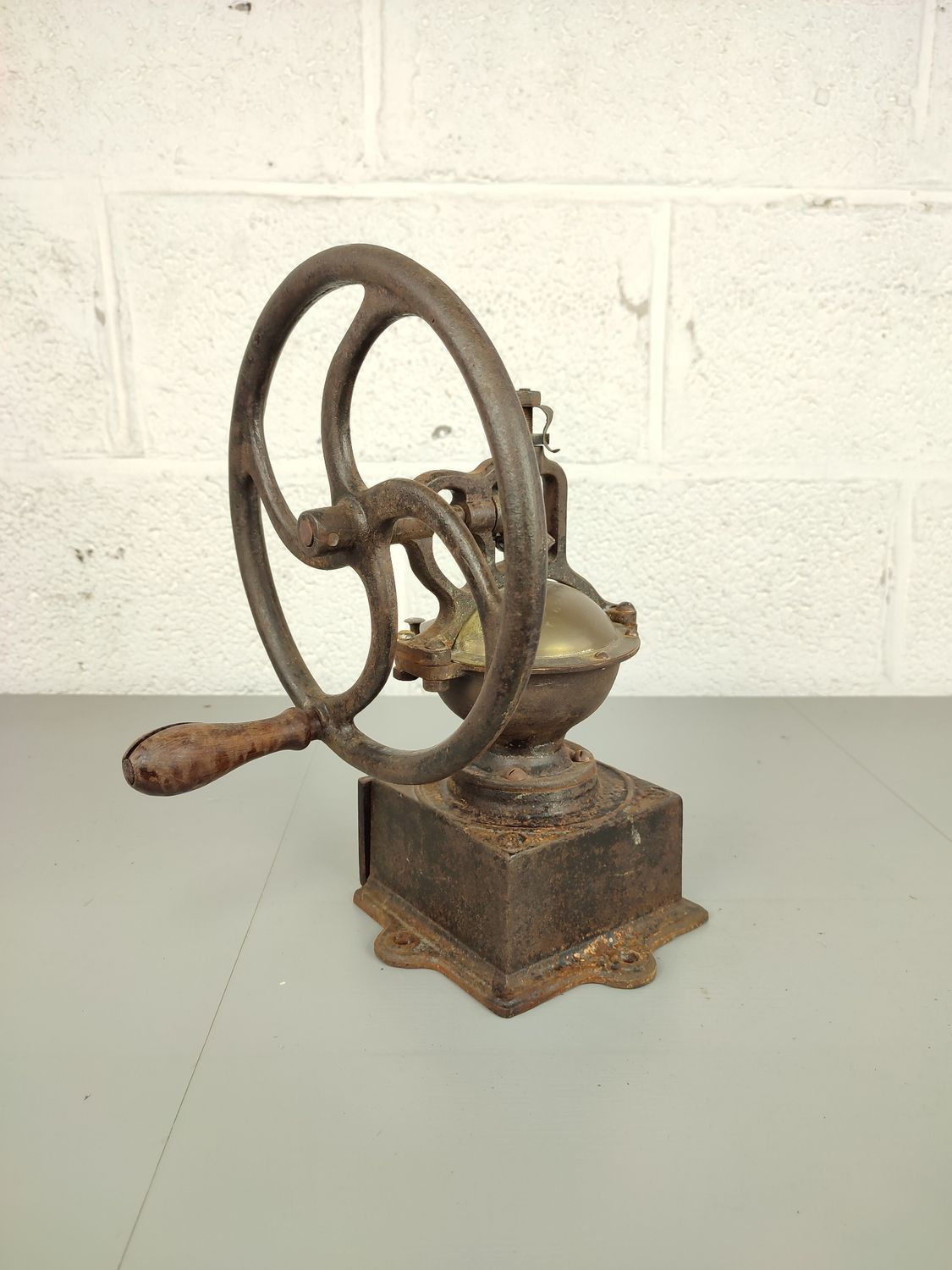 Antique coffee grinder