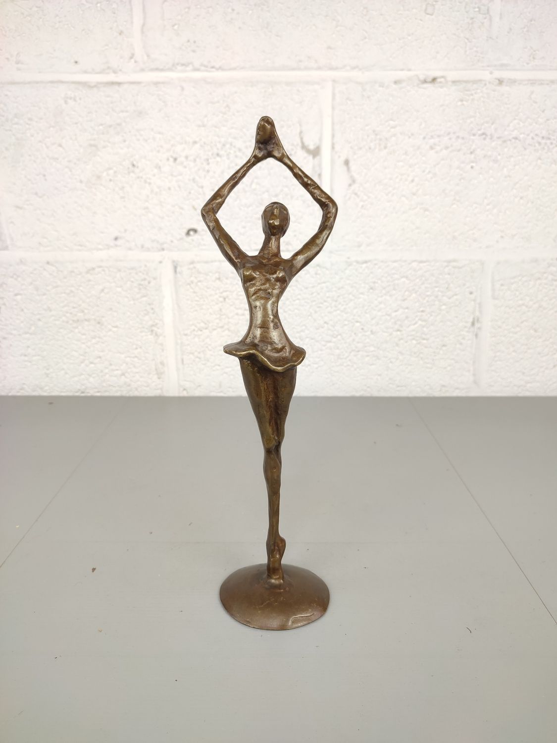 Bronze statue of a ballerina