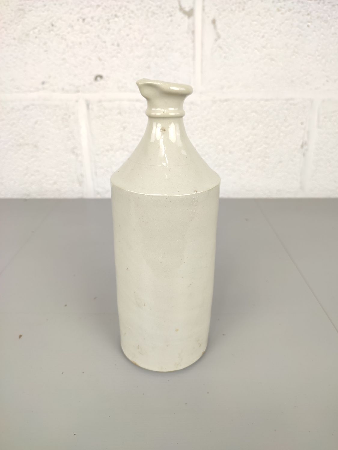 Antique earthenware inkbottle