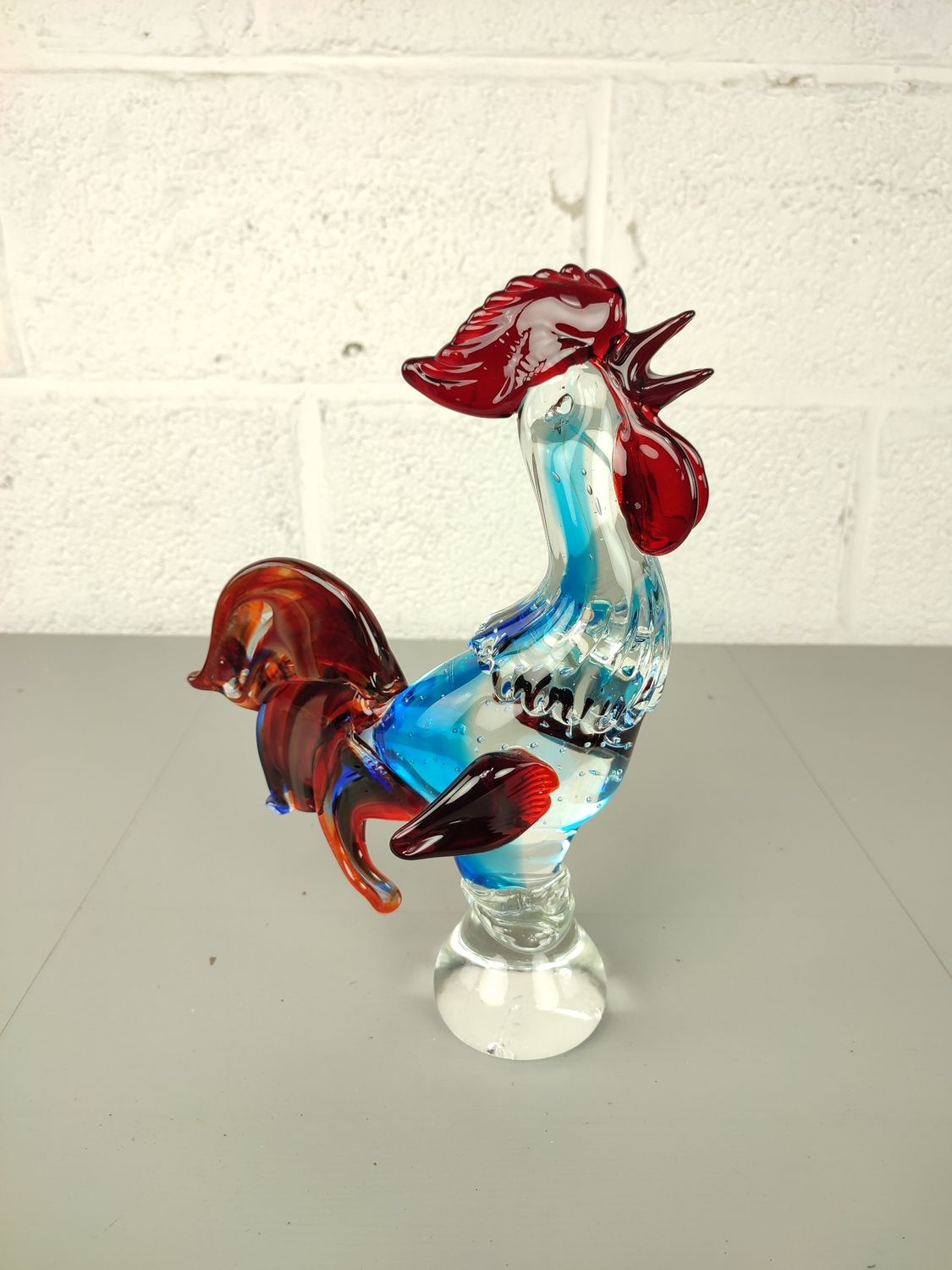 Beautiful large Murano glass rooster
