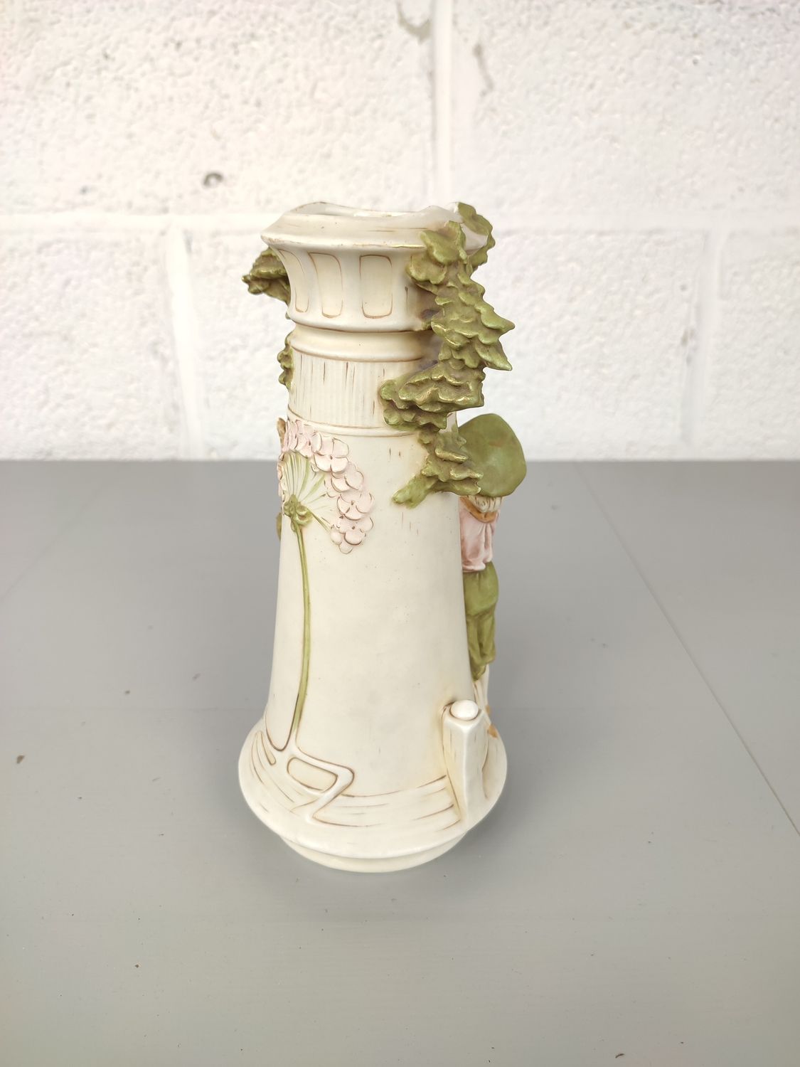 Biscuit vase by Royal Dux