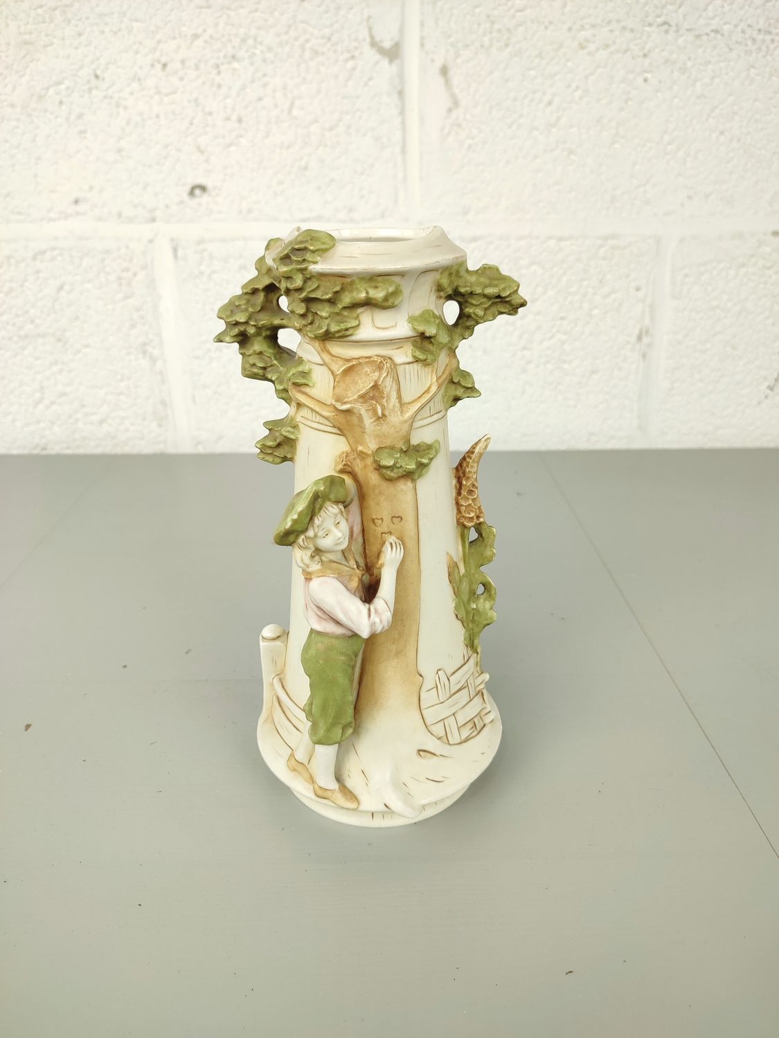 Biscuit vase by Royal Dux