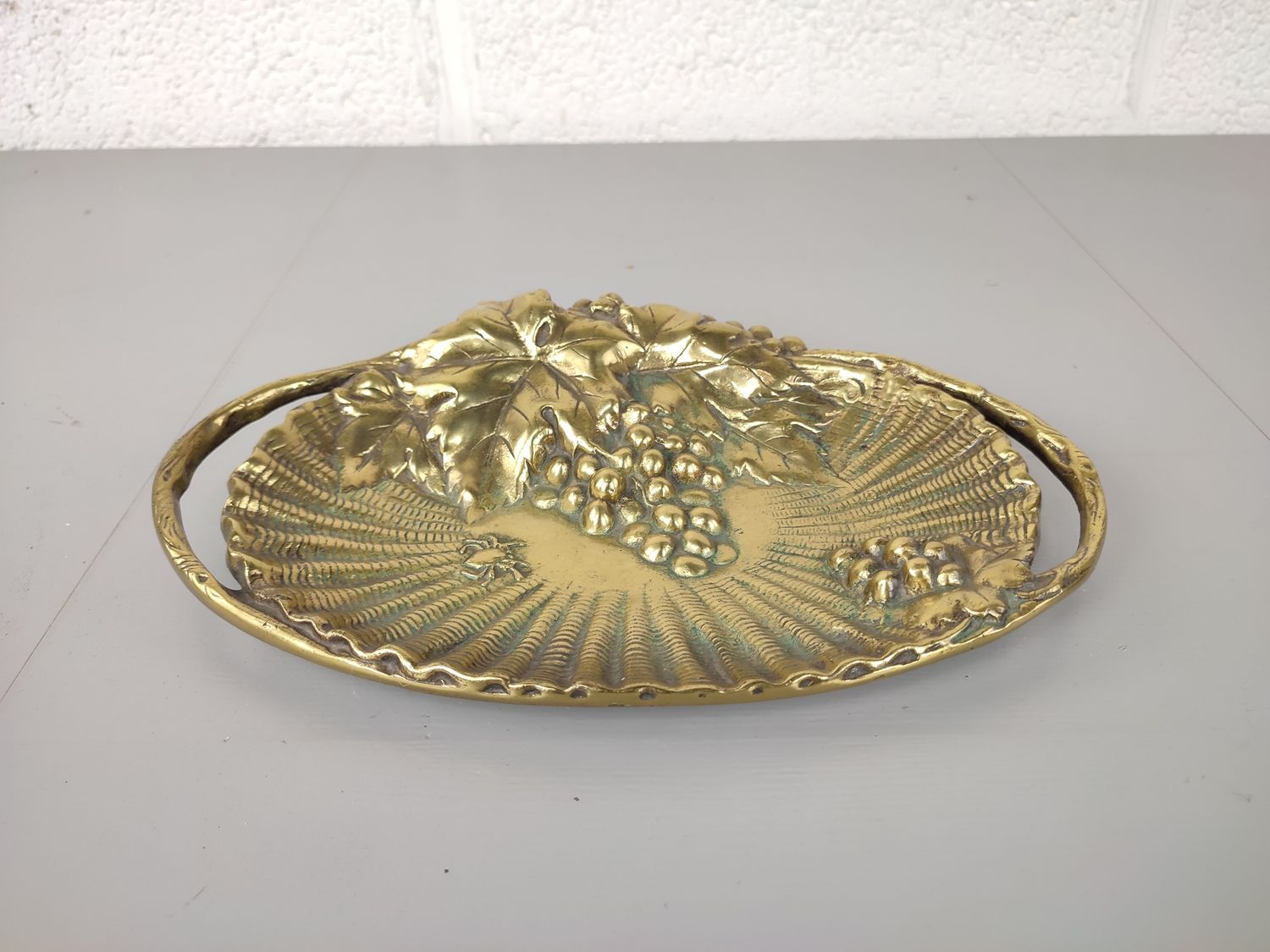 Large brass bowl