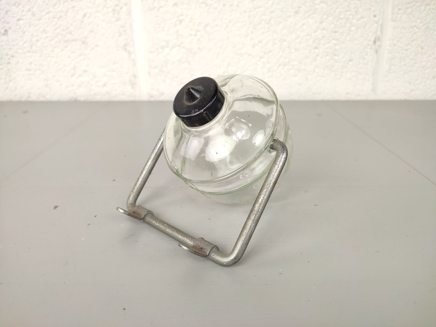 Glass soap tumbler
