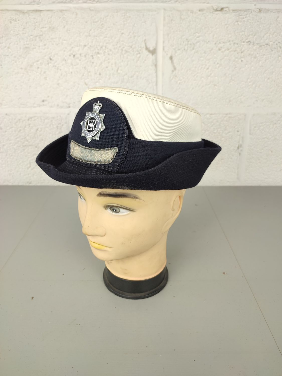 Headgear for woman of the British police