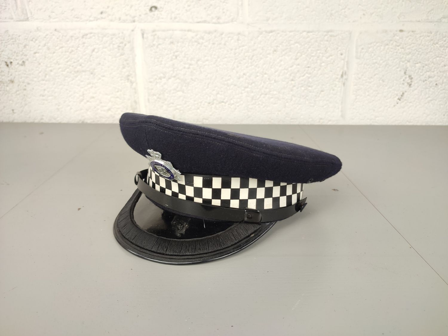 British police cap