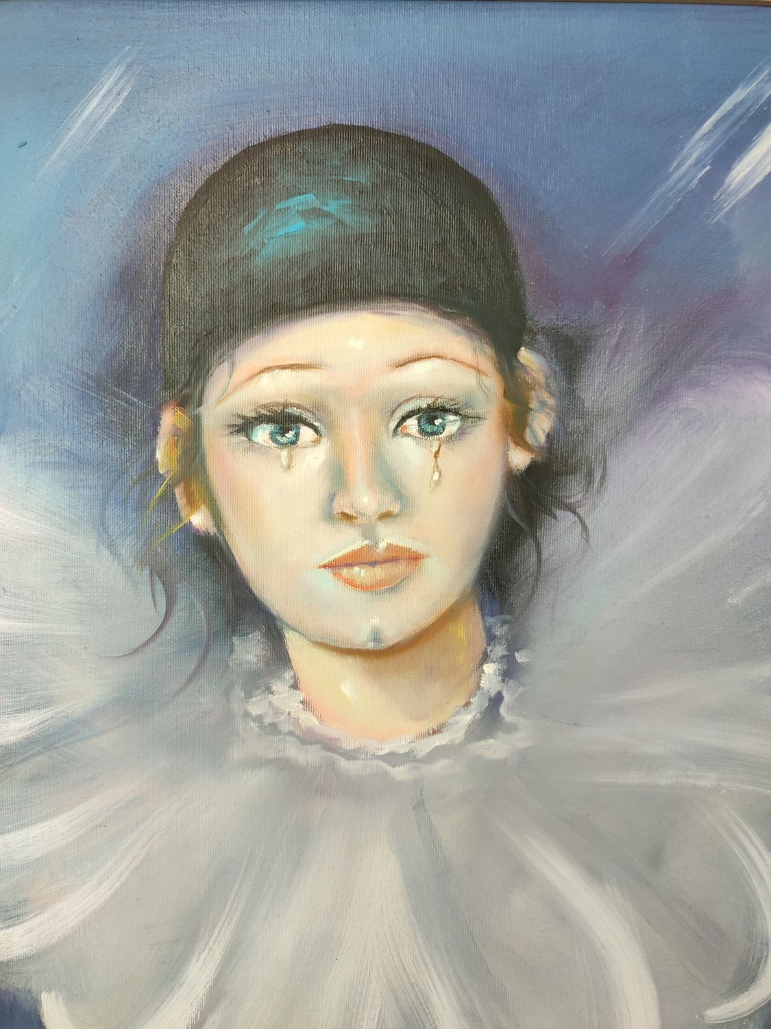De Robetti - Sad woman dressed as clown
