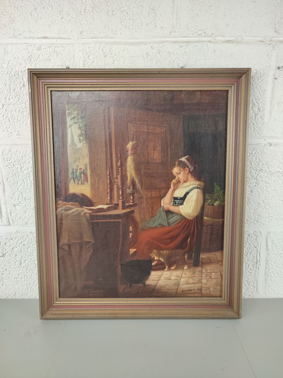 H. Lachnit 19th century painting