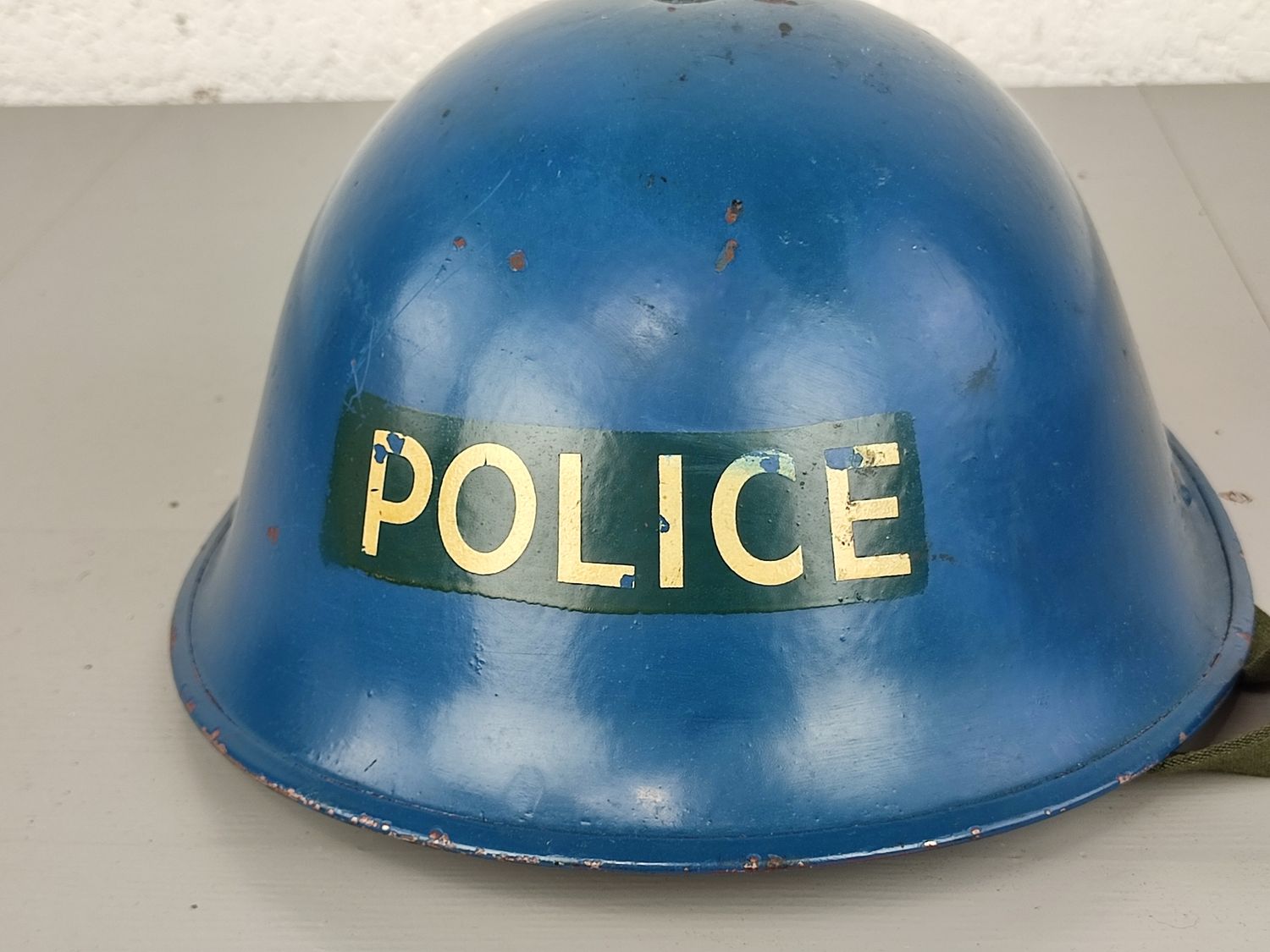 British police helmet