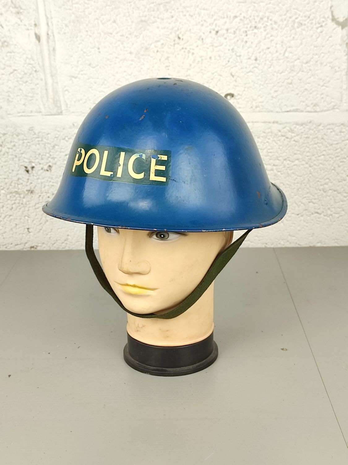 British police helmet