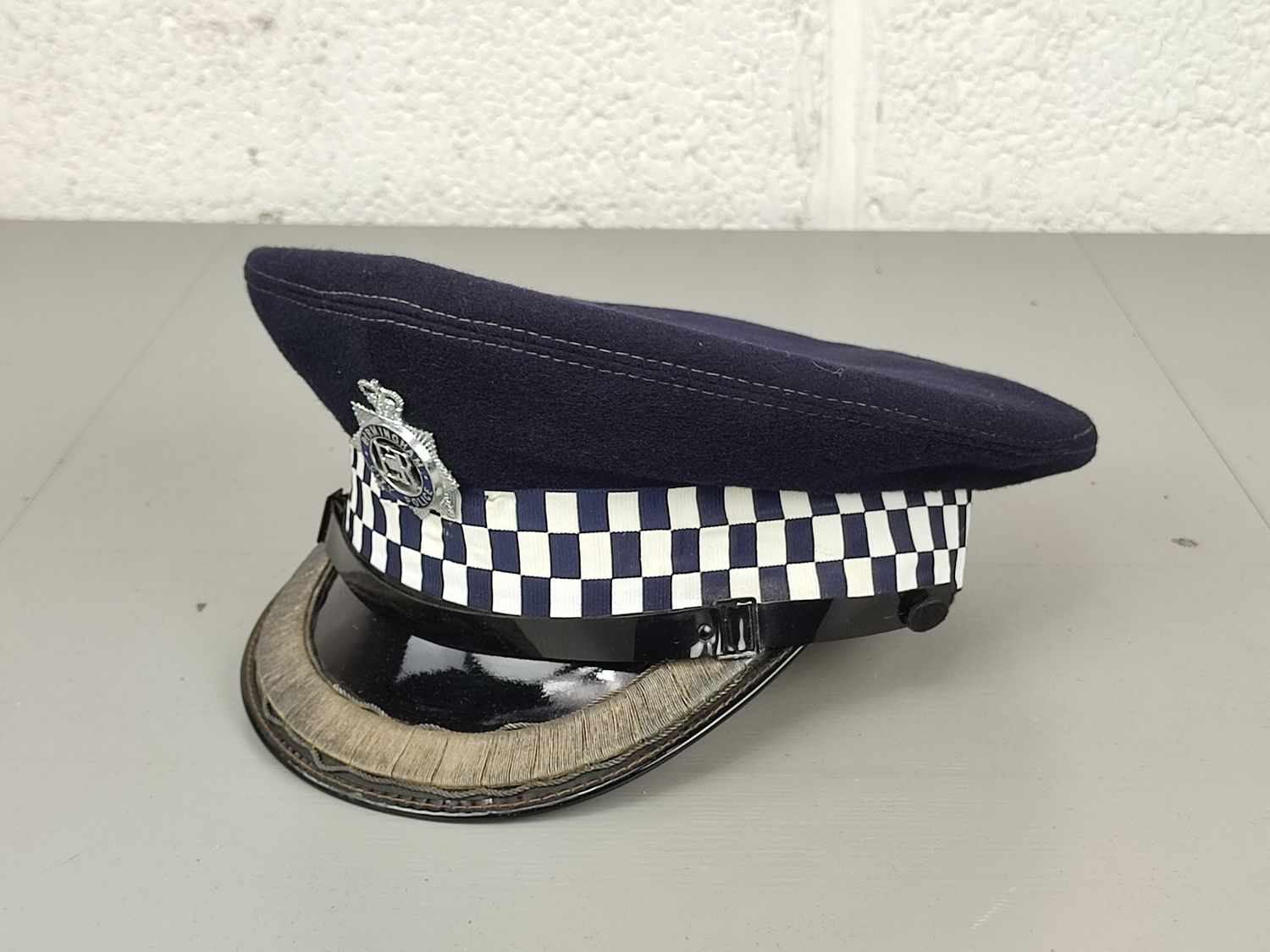 British police cap