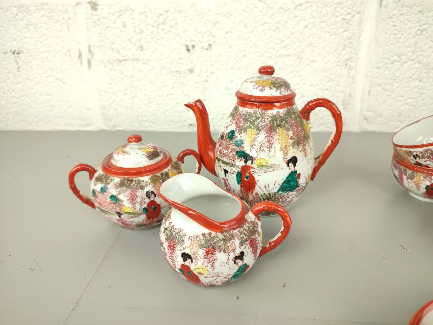 Vintage Japanese tea set