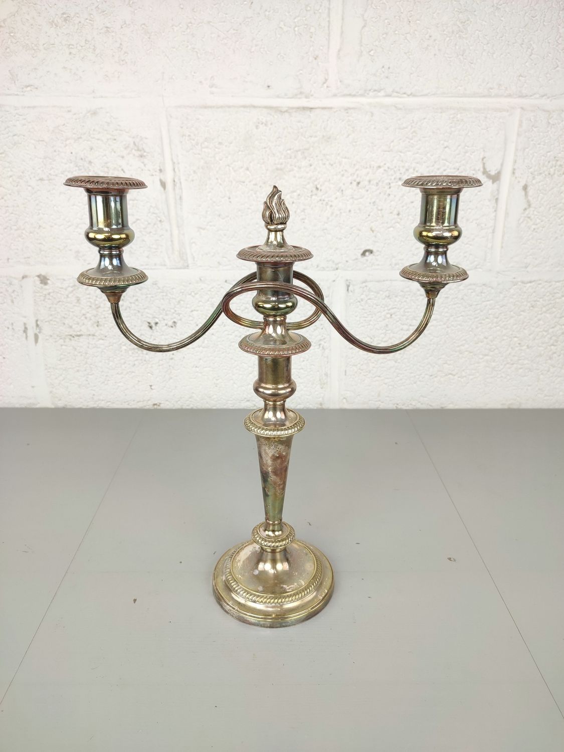 Large antique Barker-Ellis candelabra