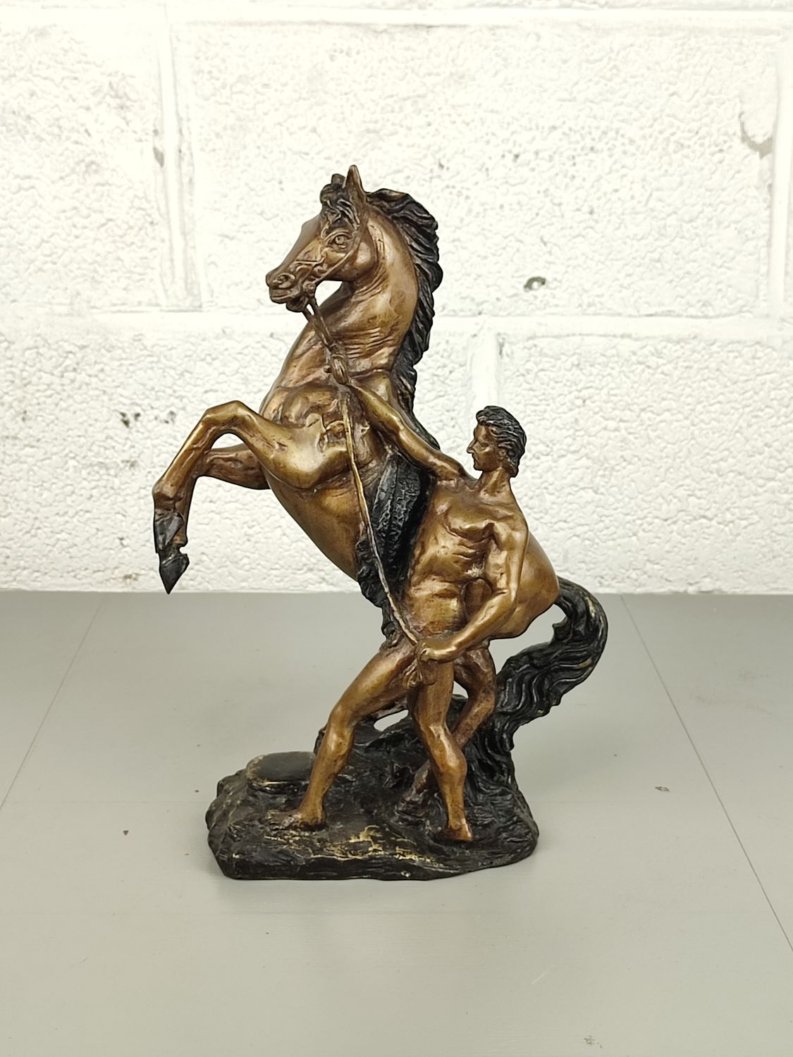 Bronze statue after Marly Cousteau
