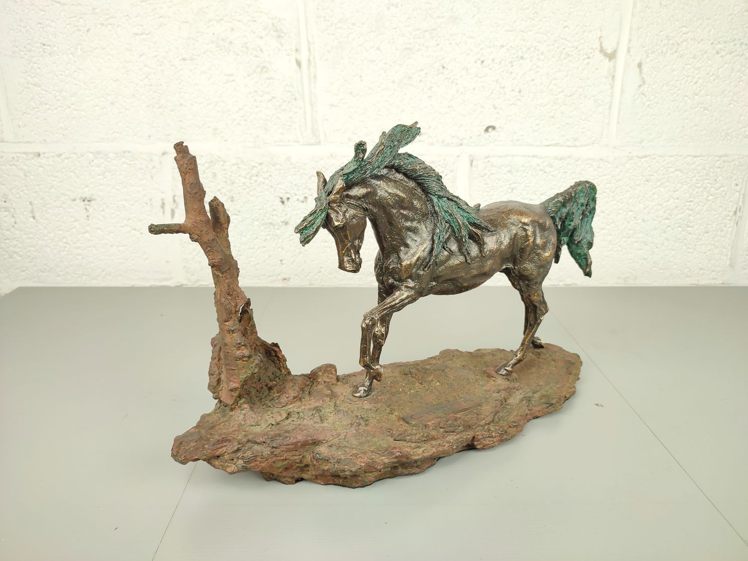 Bronze statue by Jose Luis de Casasola