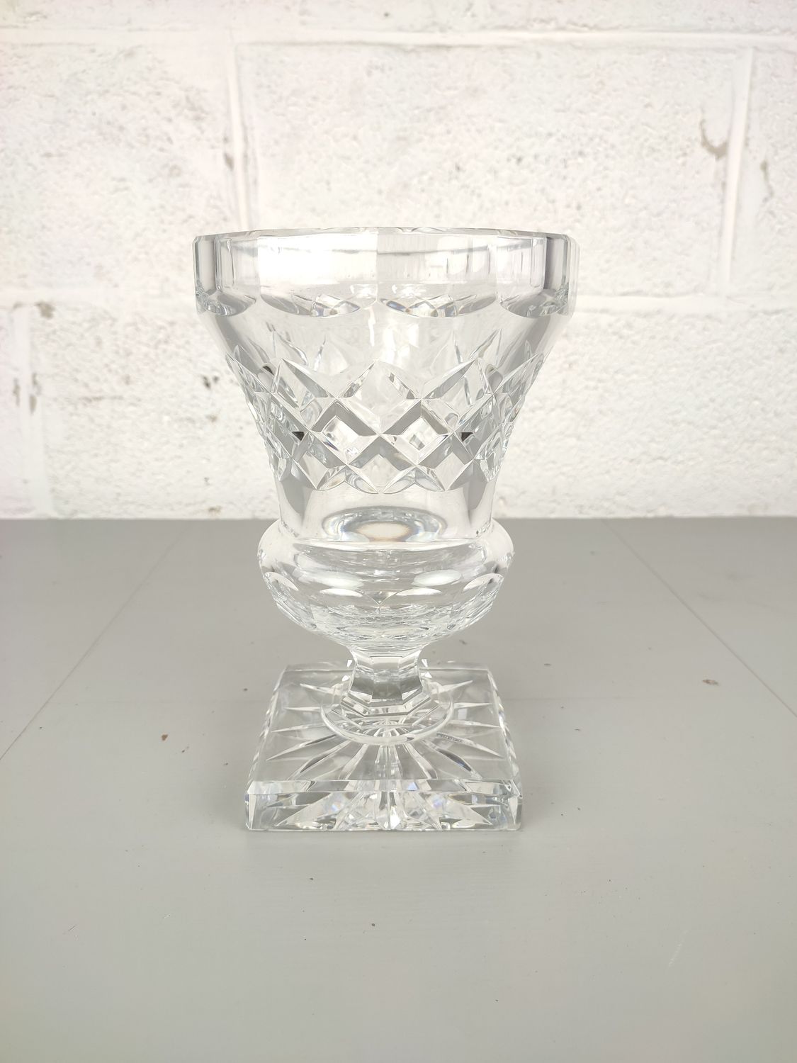 Cut crystal Val Saint Lambert vase &#39;Thessalie&#39;