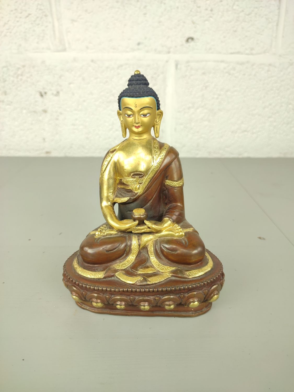 Bronze Buddha statue