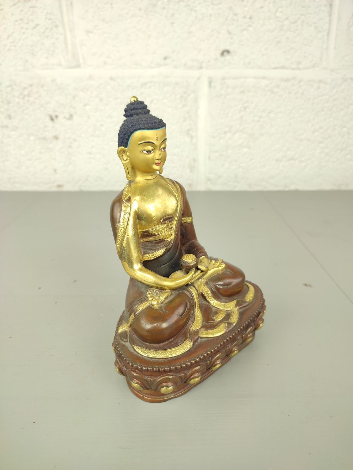 Bronze Buddha statue