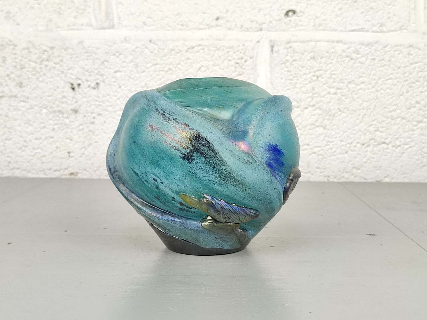 Art glass vase Jean-Claude Novaro