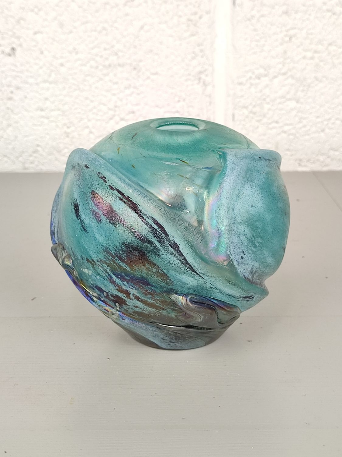 Art glass vase Jean-Claude Novaro
