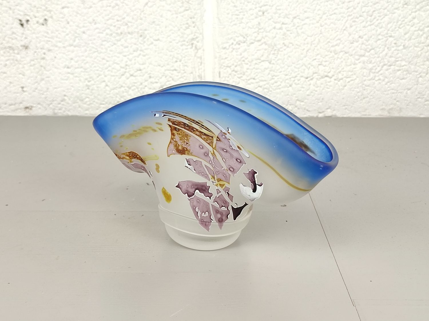 Art glass vase by Louis Leloup