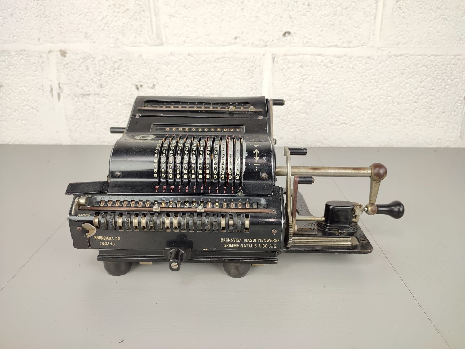 Brunsviga model 20 mechanical calculator