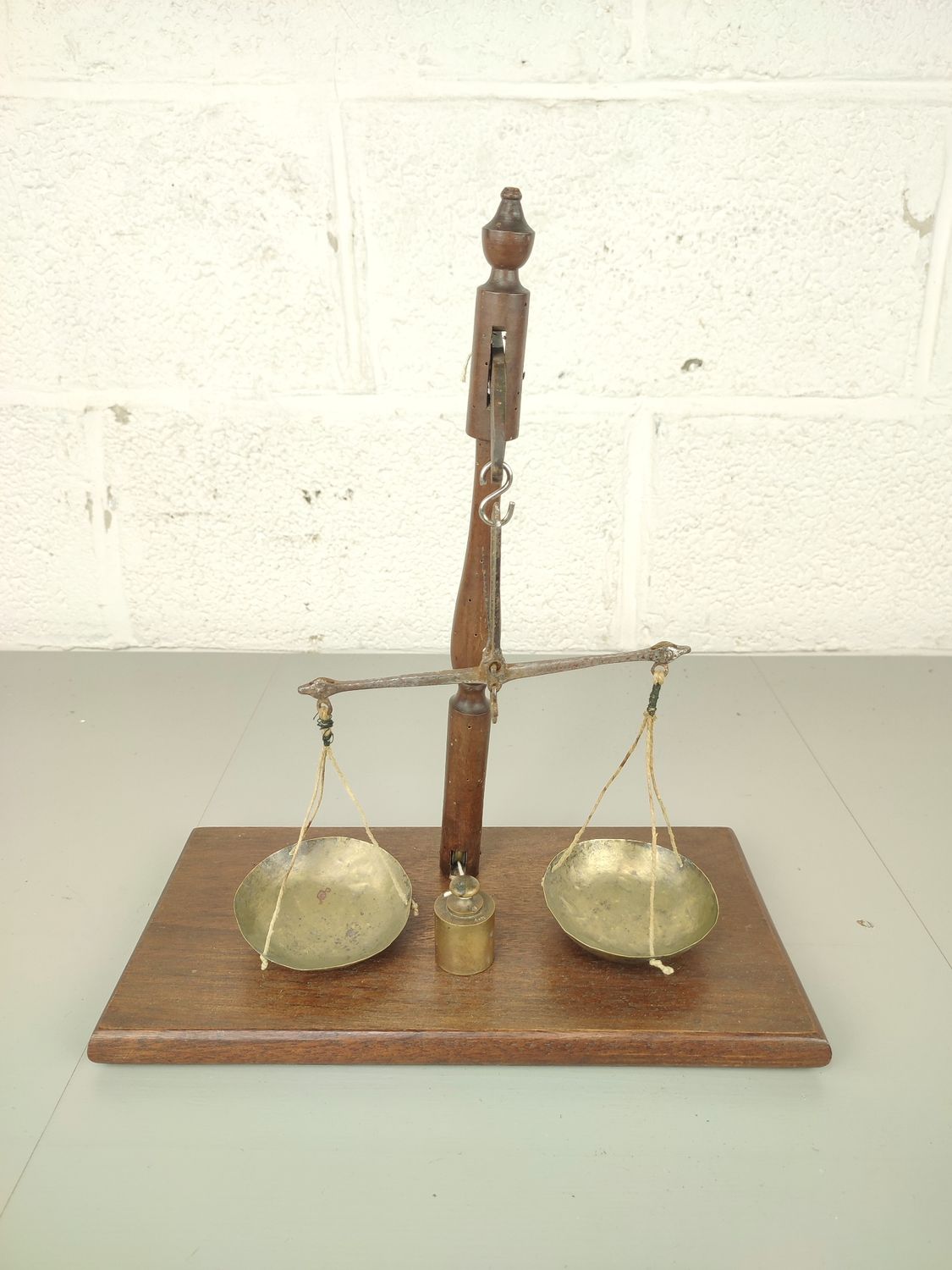 Old wooden scale