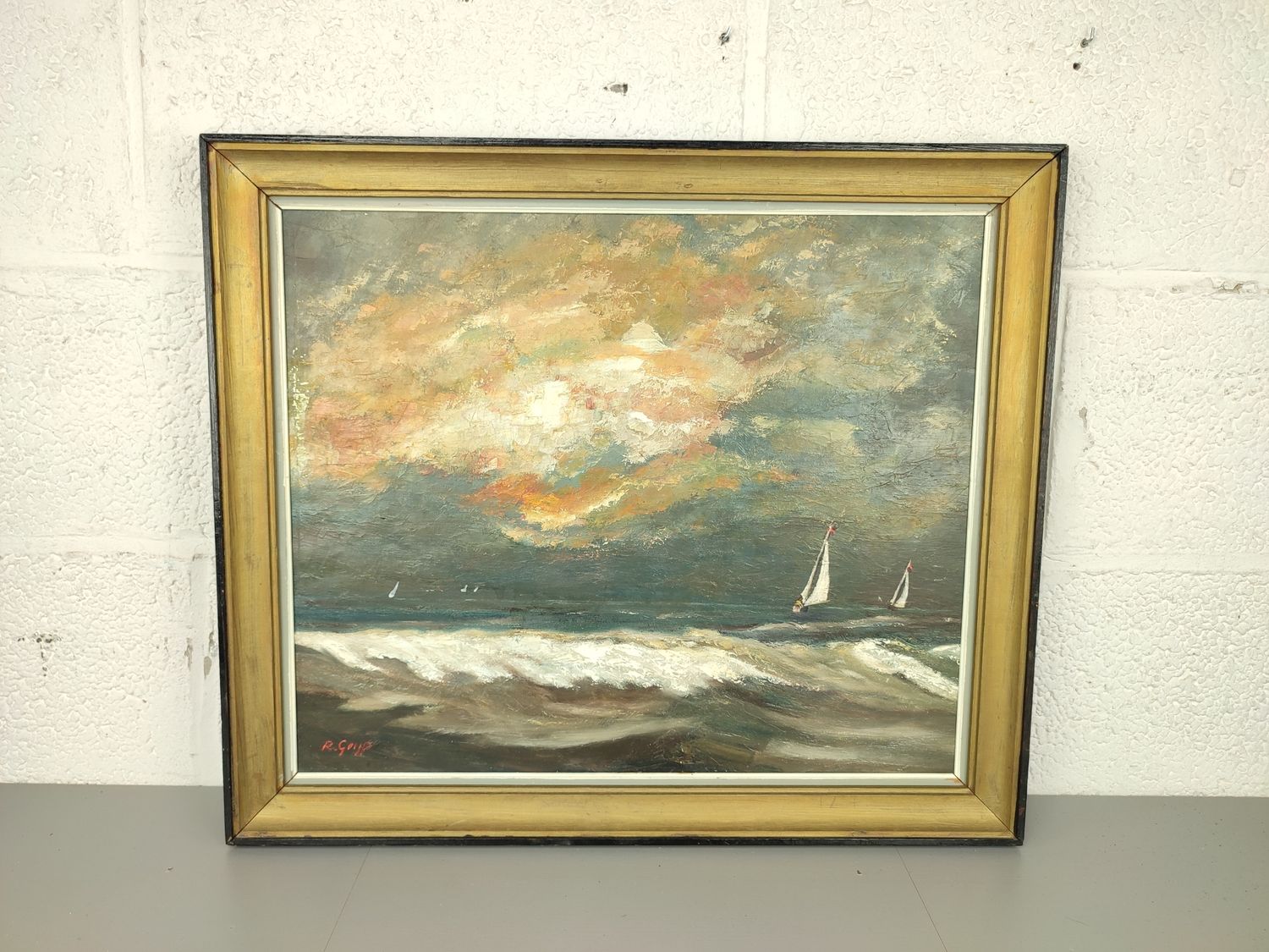 R. Geijp - maritime painting
