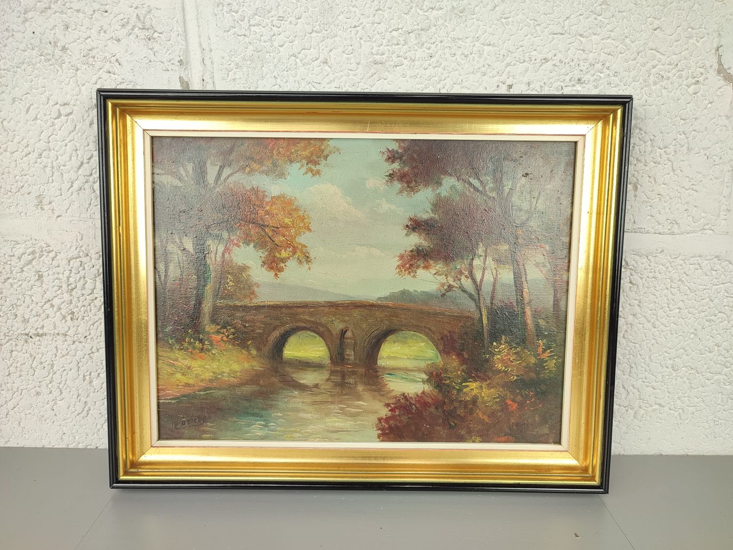 Painting of a bridge