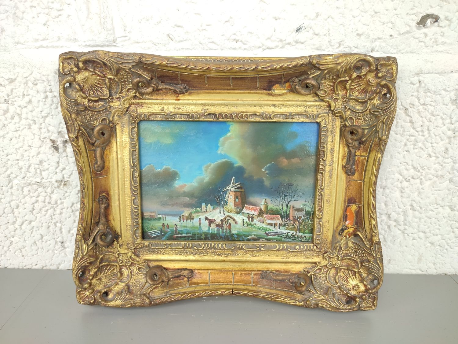 J. Glenn - village with mill