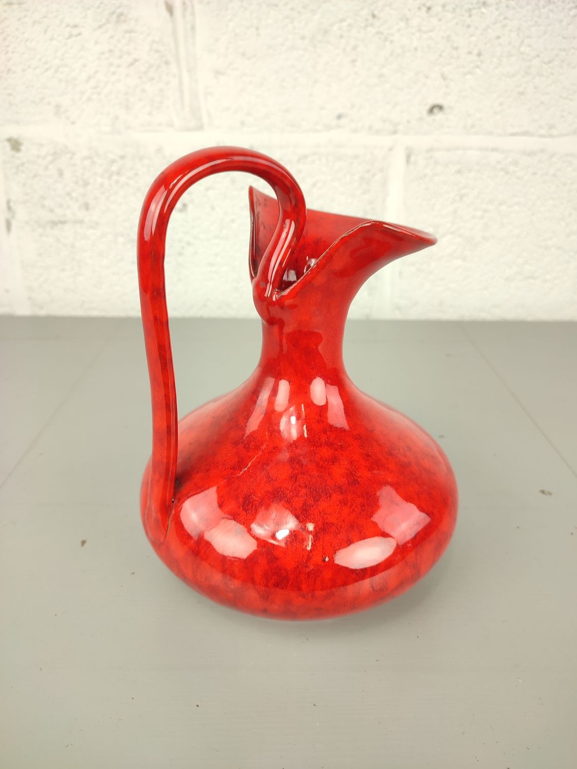 Vintage red vase