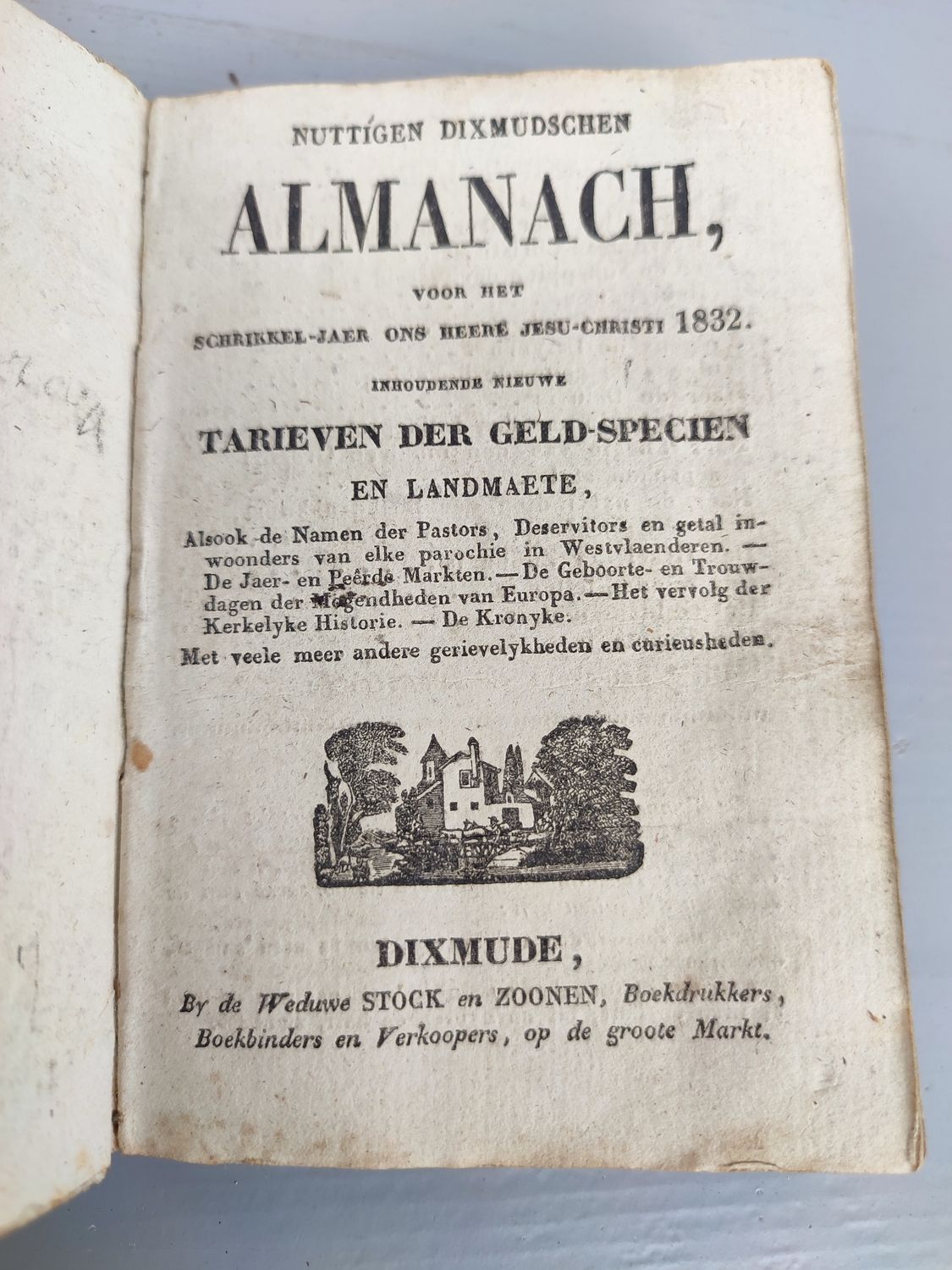 Antique booklet about Diksmuide