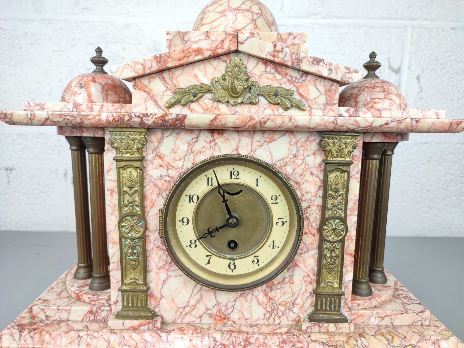 Unique marble clock