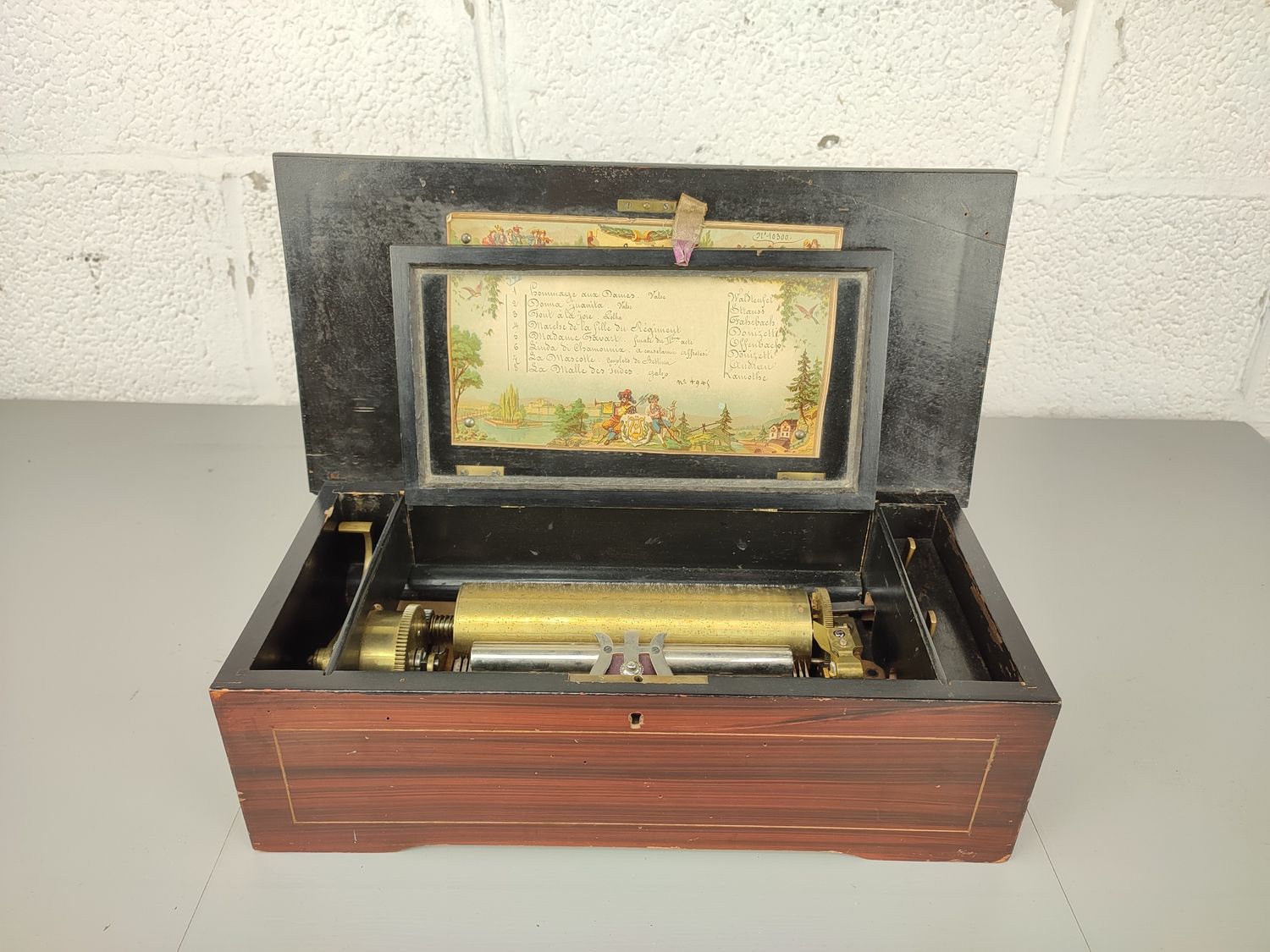 Antique Swiss music box