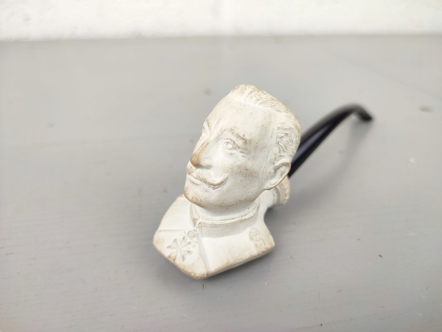 Old clay pipe Kaiser Wilhelm II