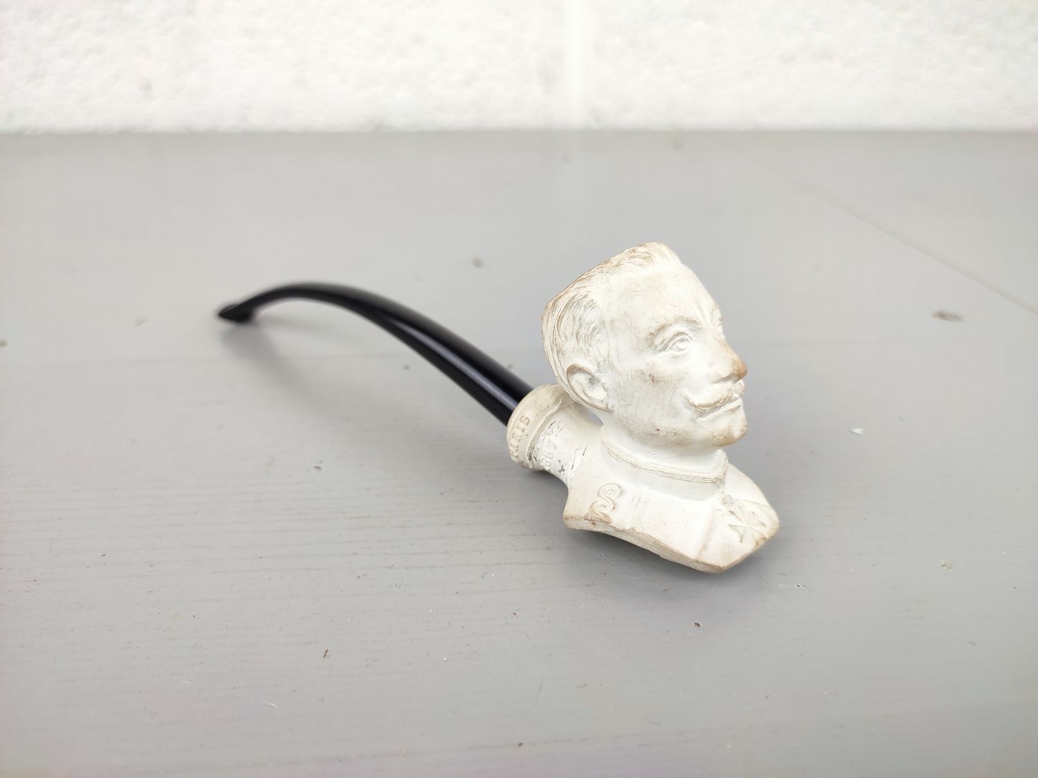 Old clay pipe Kaiser Wilhelm II