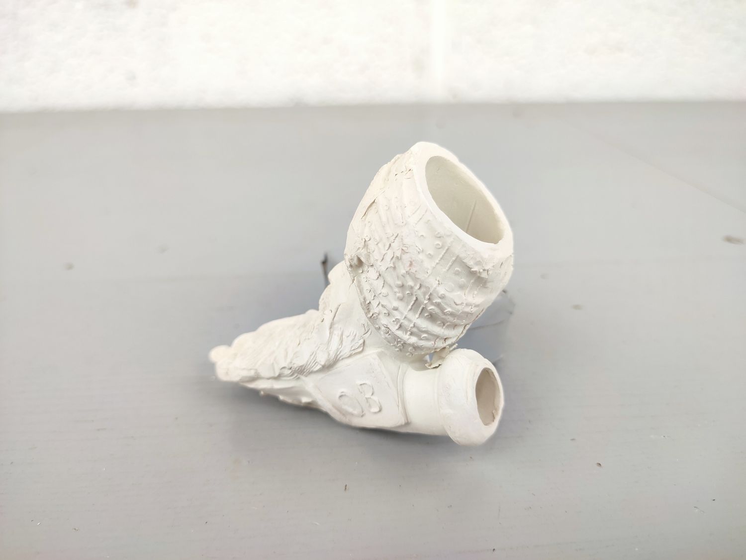 Old clay pipe large Jacob head