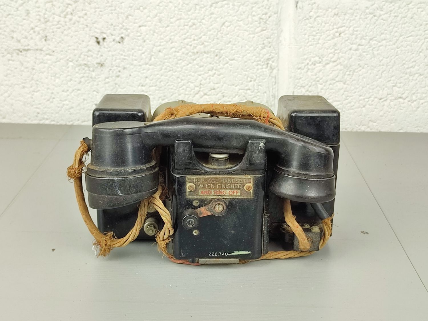 British WW2 field phone